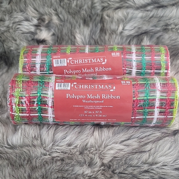 Other - Festive Polypro Mesh Ribbon
